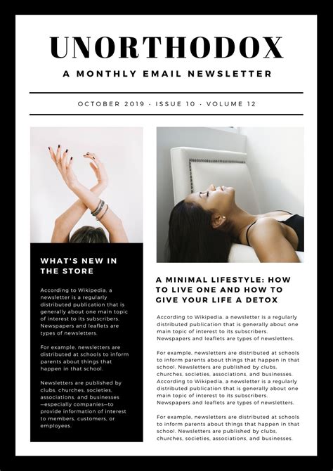 Brown Minimalist Fashion Email Newsletter Templates by Canva