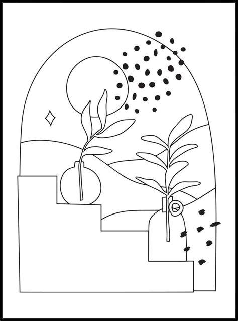 Minimalist Coloring Pages