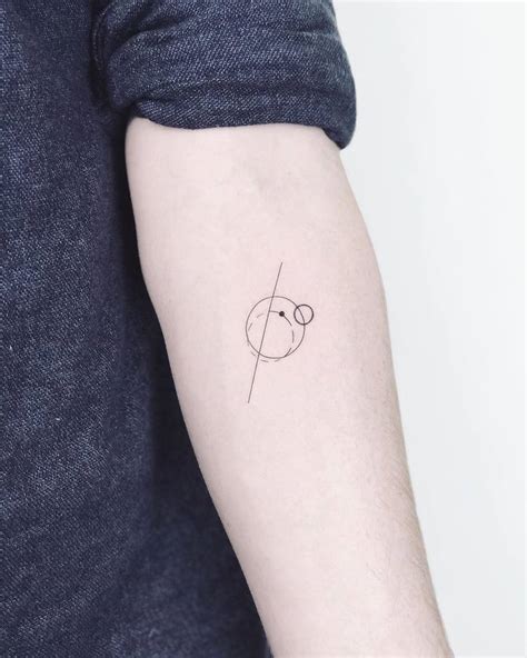 Minimalist Geometric Tattoo