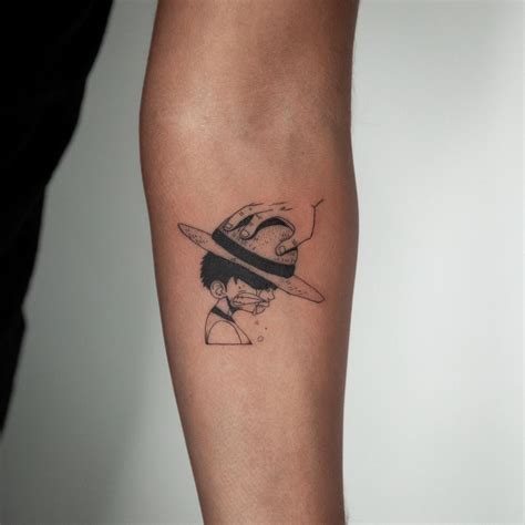 Minimalist One Piece Tattoo