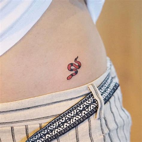 Minimalist Snake Tattoo