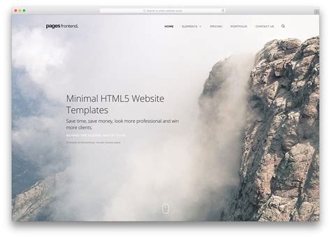 Minimalist Web Page Template