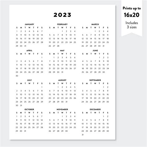Blank Calendar, Calendar Printable, Simple Calendar, Journal Calendar, Dairy Calendar, Simple