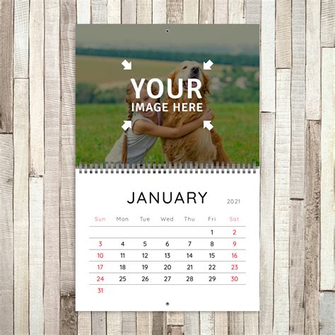 Download Printable Minimal monthly calendar PDF