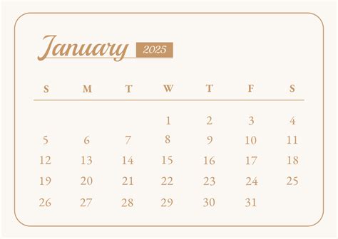 12 Downloadable PDF Monthly Minimalistic Editable Calenders Etsy