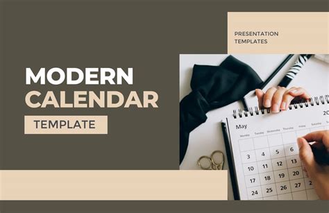 Modern Minimal Calendar Template by tontuz GraphicRiver