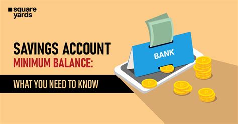 Minimum Balance Requirements for Keeping Your Account