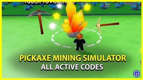 Mining Simulator Codes Roblox (June 2023) - Gamer Tweak