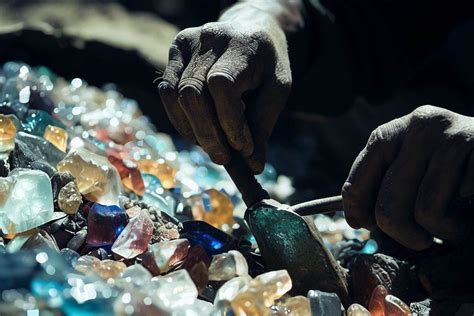 Mining gemstones