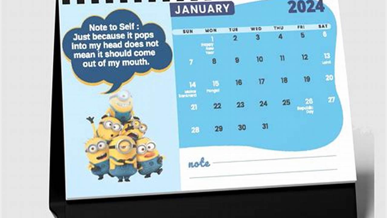 Minion 2024 Calendar