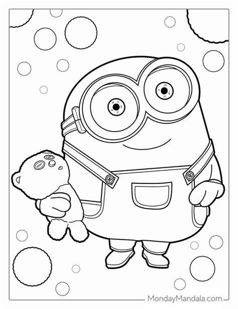 Minion Bob Coloring Pages