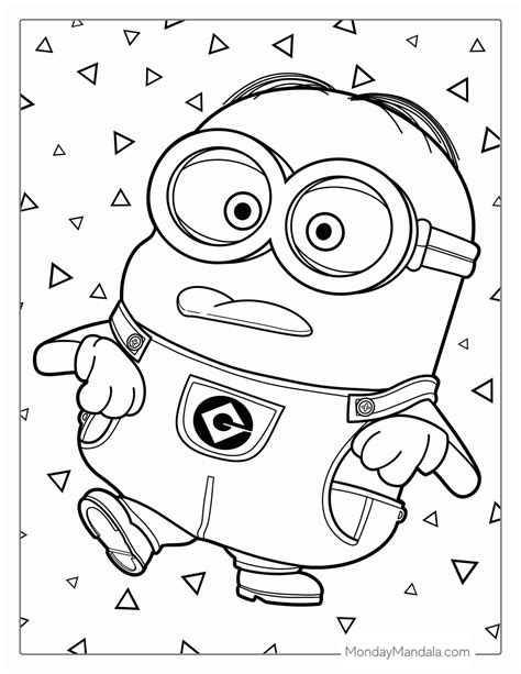 Minion Coloring Sheets