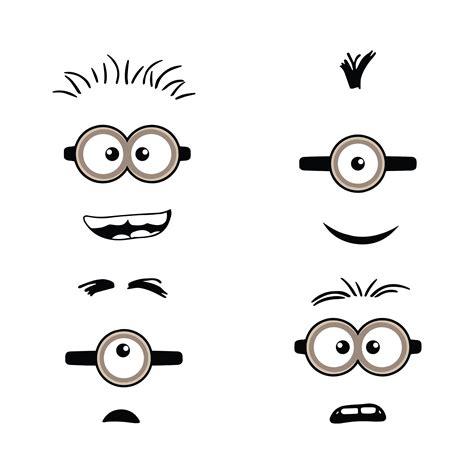 Unleash Your Inner Minion Fever: Download Our Emotional and Free Minion Face SVGs Now!