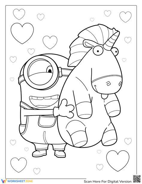 Minion Pilgrim Coloring Pages
