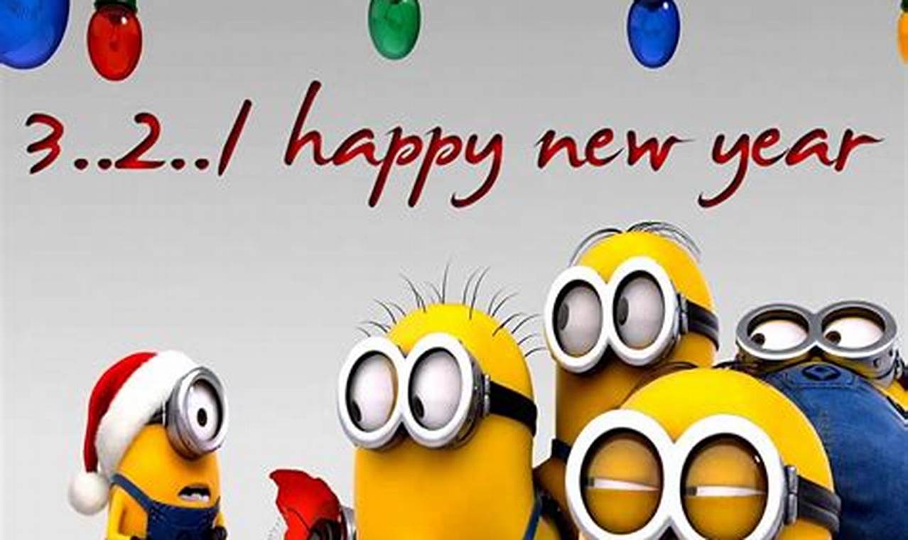 Minions Happy New Year 2024