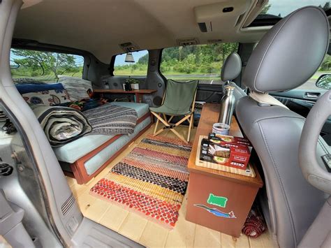 Minivan Interior Cozy