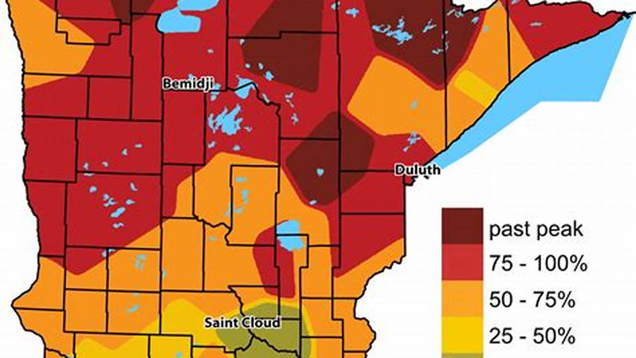 Minnesota Peak Fall Color Map 2024 Pdf