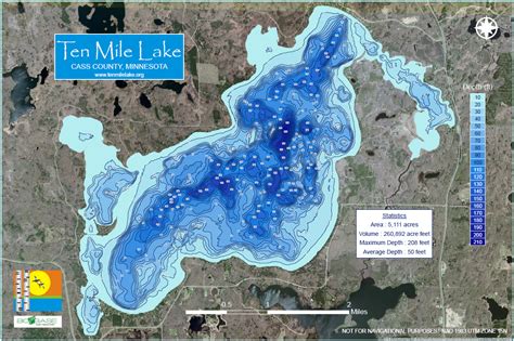 Lake depth maps Minnesota DNR