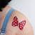 Minnie Mouse Bow Tattoos