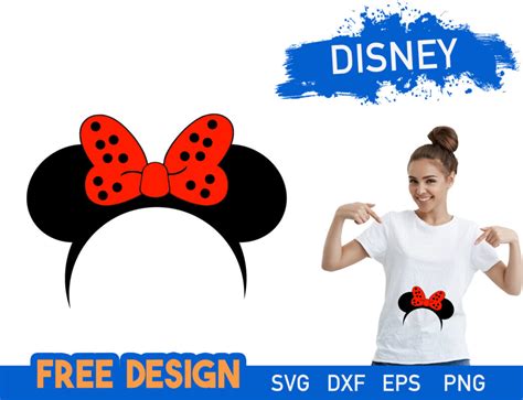 Spread Joy & Magic with Free Minnie Ears Svg Download!