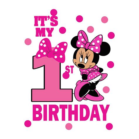 37+ Minnie Mouse 1st Birthday SVG,222 baby minnie mouse svg files svg png eps dxf file