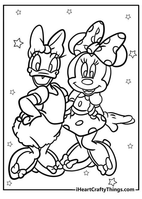 Minnie Mouse And Daisy Duck Coloring Pages