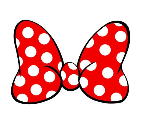 Minnie Mouse Bow Template