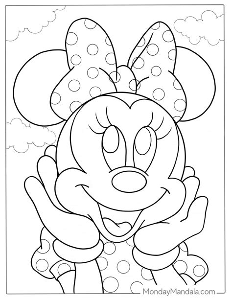 Minnie Mouse Coloring Book Pages