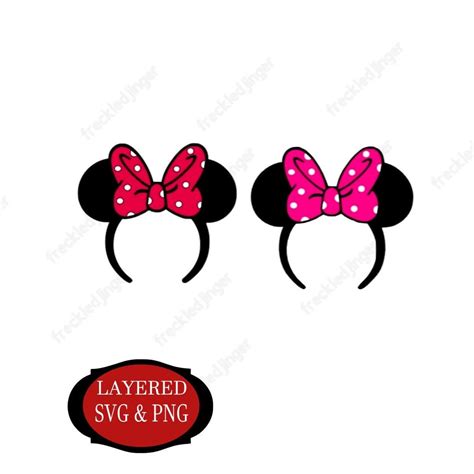 41+ Minnie Mouse Ears SVG,Minnie mouse head svg free