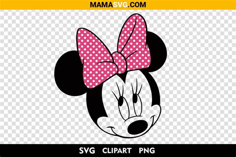 Magical Moments Await with Free Minnie Mouse Face Svg - Bring Disney Into Your Creations Today!
