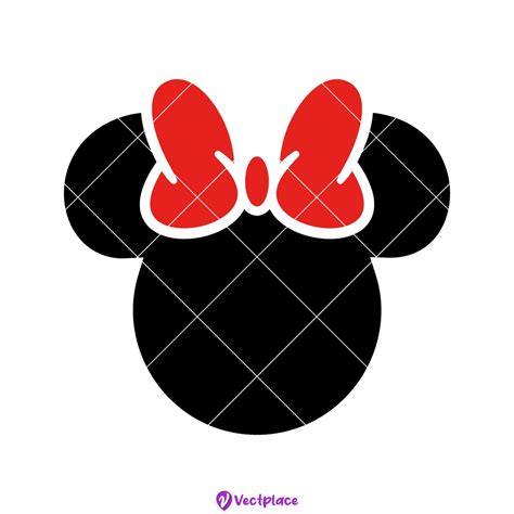 Unleash Your Inner Child with our Adorable Minnie Mouse Head Svg: Download for Free Now!