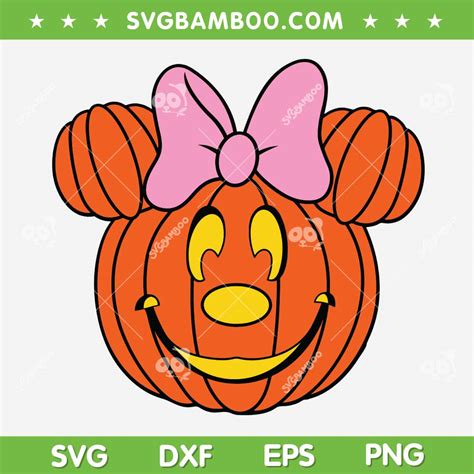 59+ Minnie Mouse Pumpkin SVG,Halloween pumpkin mickey and minnie svg, fall svg, autumn svg, disney