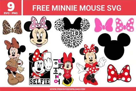Unleashing Your Inner Child: Free Minnie Mouse SVG Download for Endless Creativity and Joy!