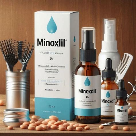 Minoxidil bottle