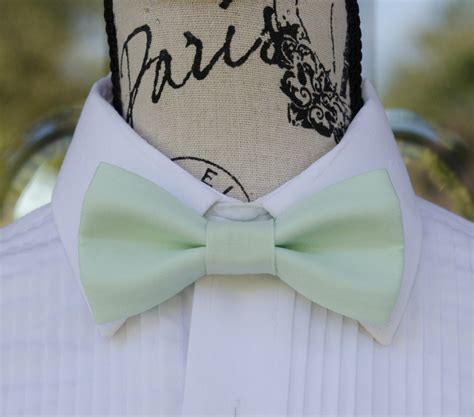 Mint Green Bow Ties and Suspenders (Light Mint) Mr. Bow Tie