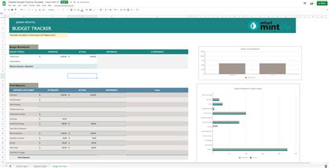 Mint Budget Template