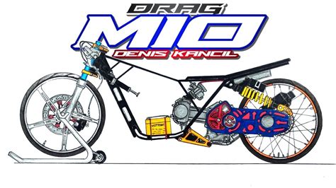 Mio Drag Bike Drawing