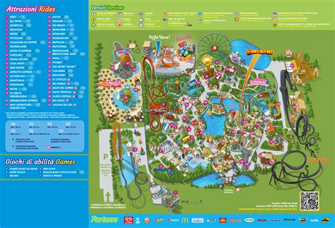 Mirabilandia park map