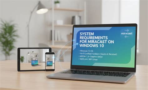 Miracast system requirements