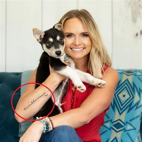 Miranda Lambert Tattoos