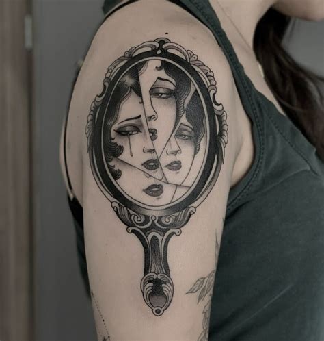 Hand mirror theme hontattoostudio 타투 토론토 tattoo 