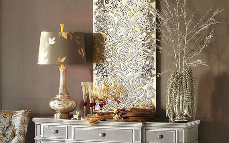 Mirrored Wall Panels With Artwork