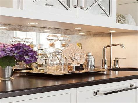 Mirrored Backsplash Tile
