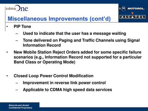 Miscellaneous improvements