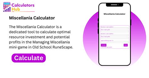 Miscellania Calculator 2007
