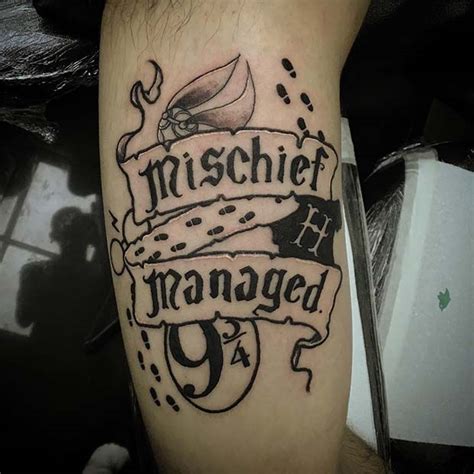 Mischief Managed Tattoo