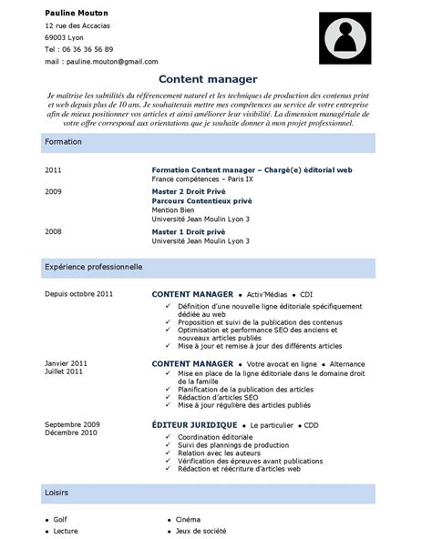 Mise En Page Cv