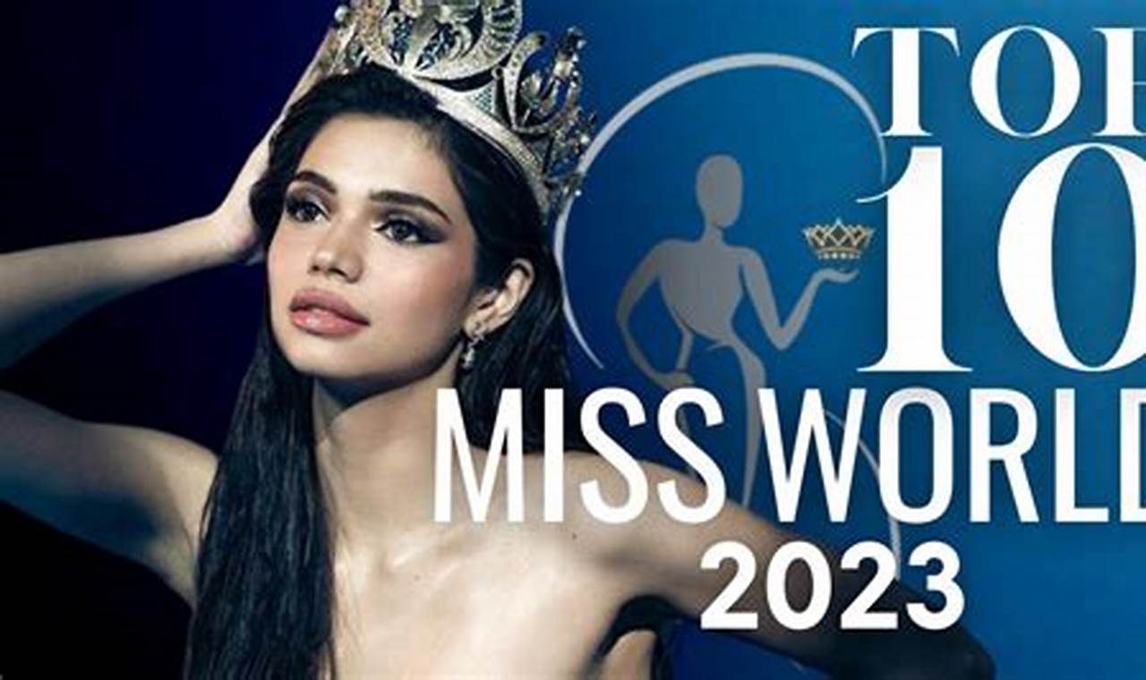 Miss World 2023: Breaking News and Pageant Updates