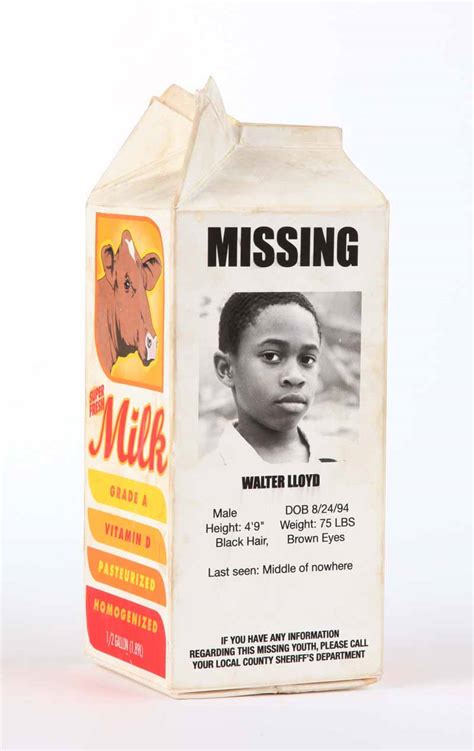 Missing Person Milk Carton Template