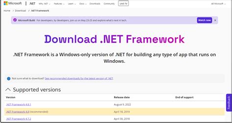 Missing DLL files and unsupported .NET Framework